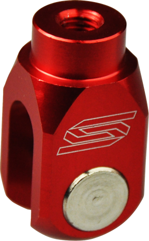 SCAR RACING Rear Brake Clevis - Red - Kawasaki/Suzuki BC401R