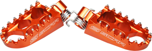 SCAR RACING Standard Foot Pegs - Orange - KTM EXC/SX S5211OR