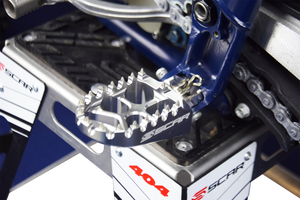 SCAR RACING Evo Foot Pegs - Silver - Husqvarna/KTM/Gas Gas S5511T
