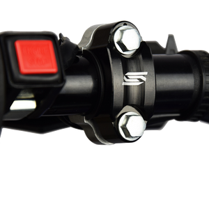 SCAR RACING Rotating Handlebar Perch Clamp - Black RBC1