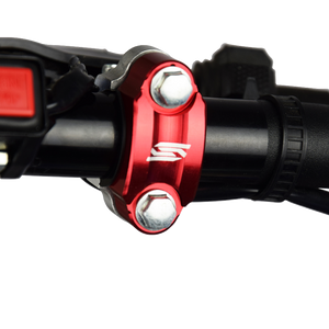 SCAR RACING Rotating Handlebar Perch Clamp - Red RBC3