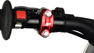 SCAR RACING Rotating Handlebar Perch Clamp - Red RBC3