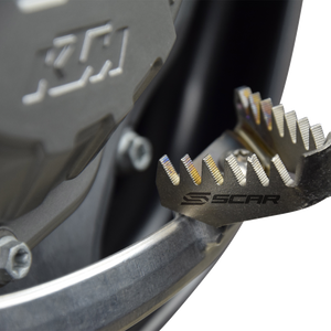 SCAR RACING Brake Pedal Tip - Titanium -Gas Gas/Husqvarna/KTM STBT500