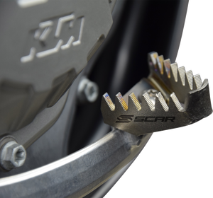 SCAR RACING Brake Pedal Tip - Titanium -Gas Gas/Husqvarna/KTM STBT500