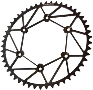 Rear Sprocket Chromoly Stl/Zir 49t 520 Blk Beta
