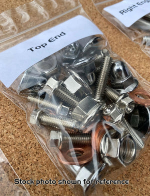 CR125 Full Engine Bolt Kit for Honda CR 125 Specbolt Nickel Wurks Motor Hardware