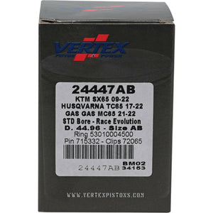 Piston Kit Cast Race Evolution 44.96/Std Ktm / Husq / Gas