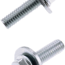 8mm Hex Head Flange Bolt 6x1.0x20mm W/20mm Washer 10/Pk
