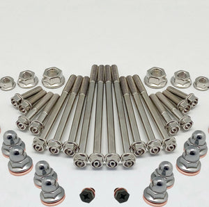 KX125 Engine Rebuild Bolt Kit for Kawasaki KX 125 Specbolt Nickel Wurks Ti Look