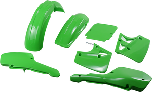 UFO Replacement Body Kit - OEM Green - Kawasaki - KX '87 KAKIT191@026