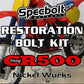 Specbolt Restoration Bolt Kit For Honda CR500 Fasteners Nickel Wurks CR 500