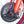 Axle Nut M16x22 P1.5 H11 Red