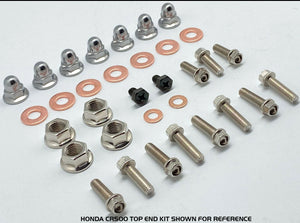 CR500 Engine Bolt Kit for Honda CR 500 Specbolt Nickel Wurks (Titanium Look) Ti