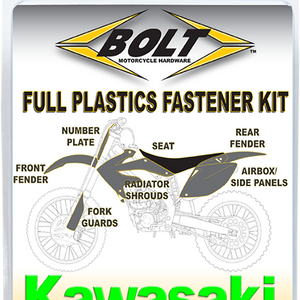 BOLT Body Work Fastener Kit - '88-'04 Kawasaki KX KAW-8804101