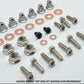 CR250 Engine Bolt Kit for Honda CR 250 Specbolt Nickel Wurks (Titanium Look) Ti