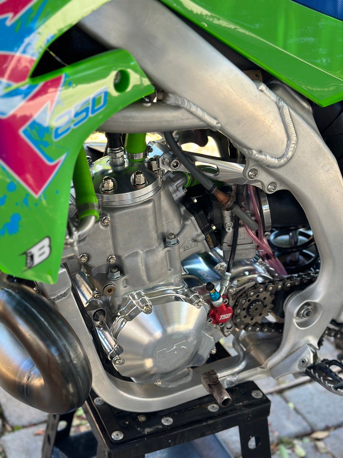 KX250 Frame Conversion Kit: 2019-2024 KX250/450F Chassis