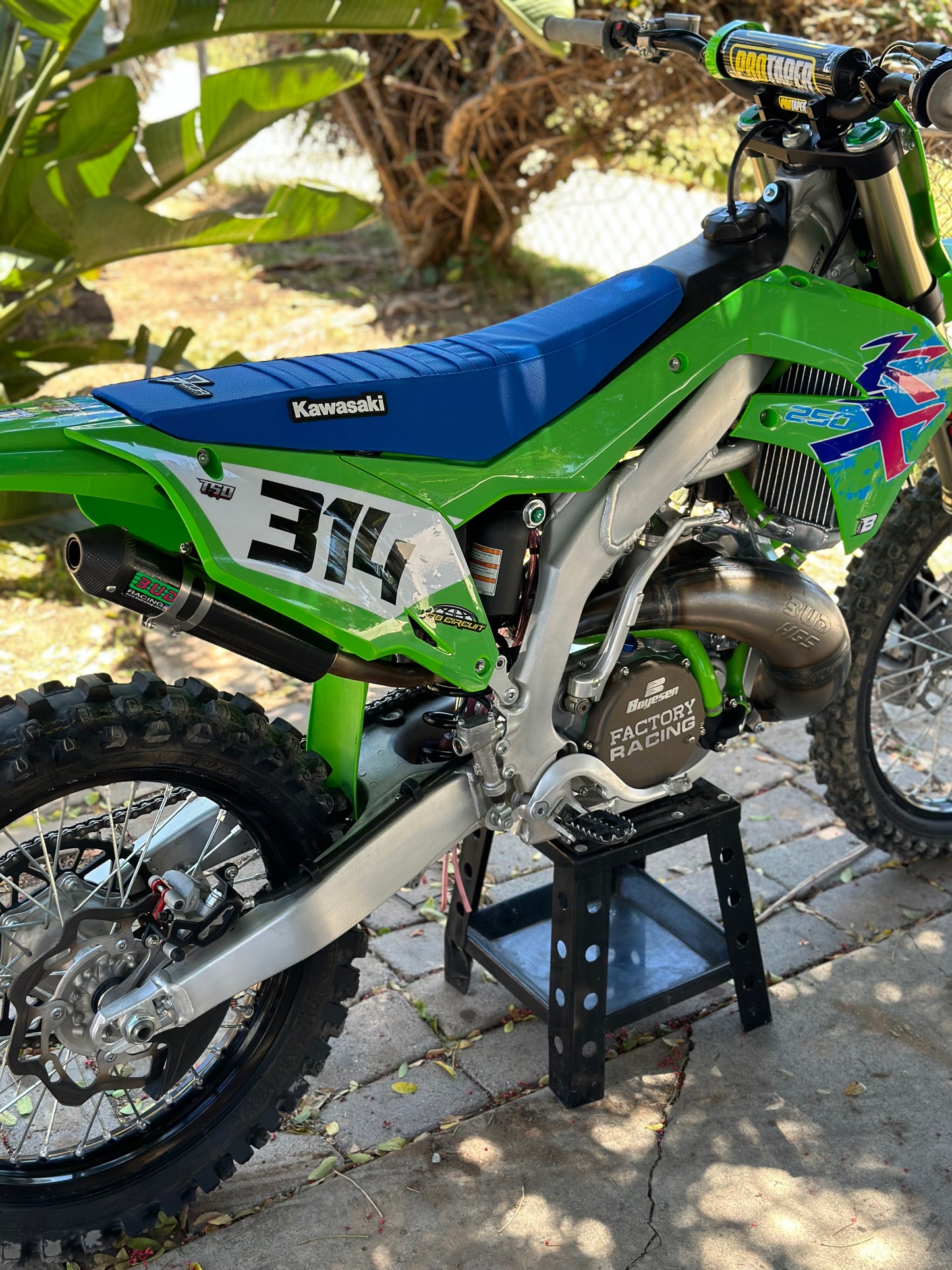 KX250 Frame Conversion Kit: 2019-2024 KX250/450F Chassis