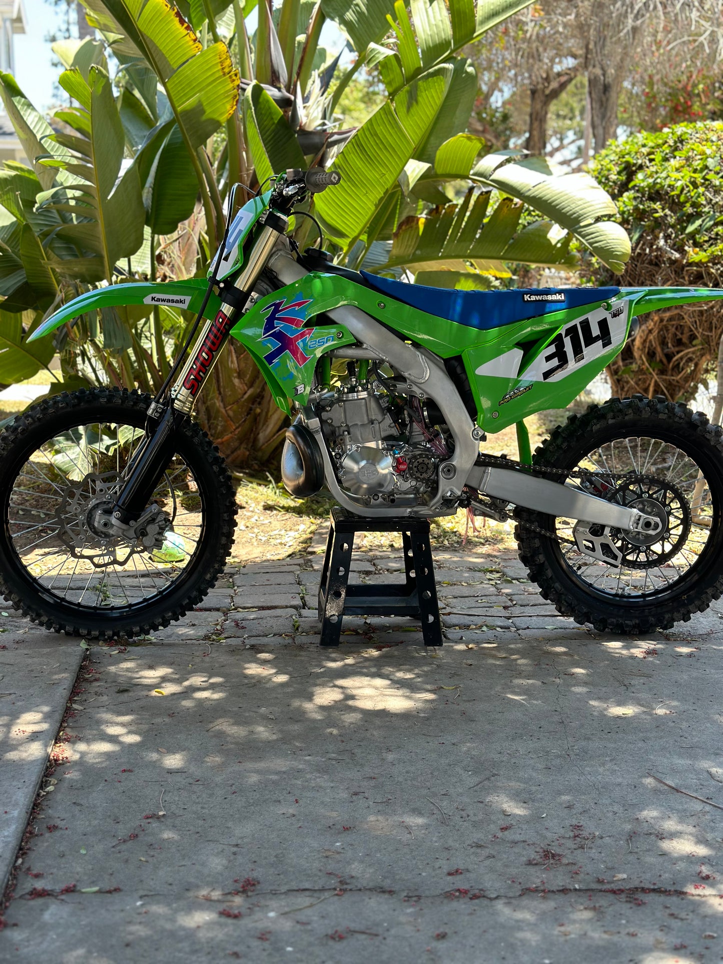 KX250 Frame Conversion Kit: 2019-2024 KX250/450F Chassis