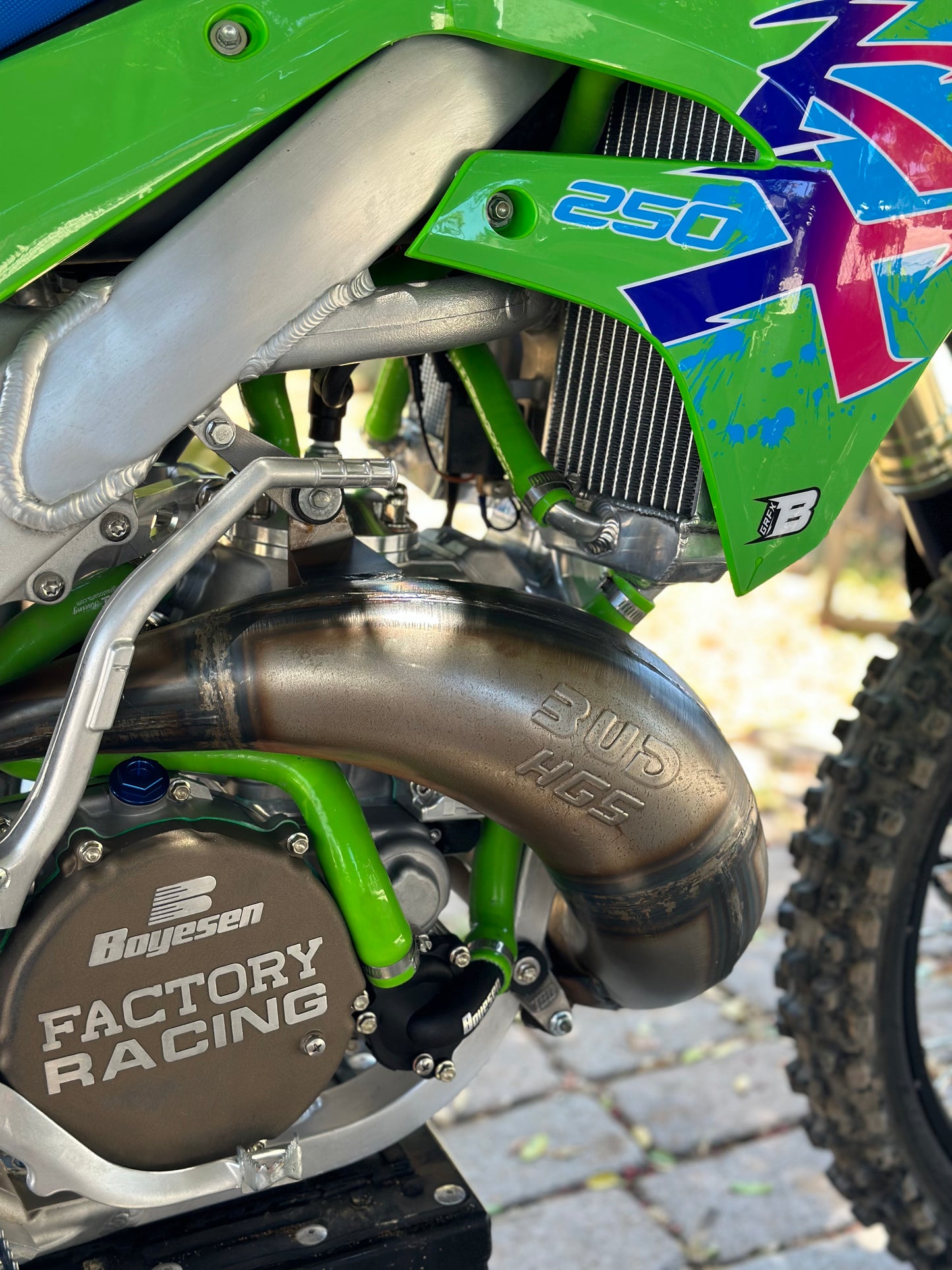 KX250 Frame Conversion Kit: 2019-2024 KX250/450F Chassis