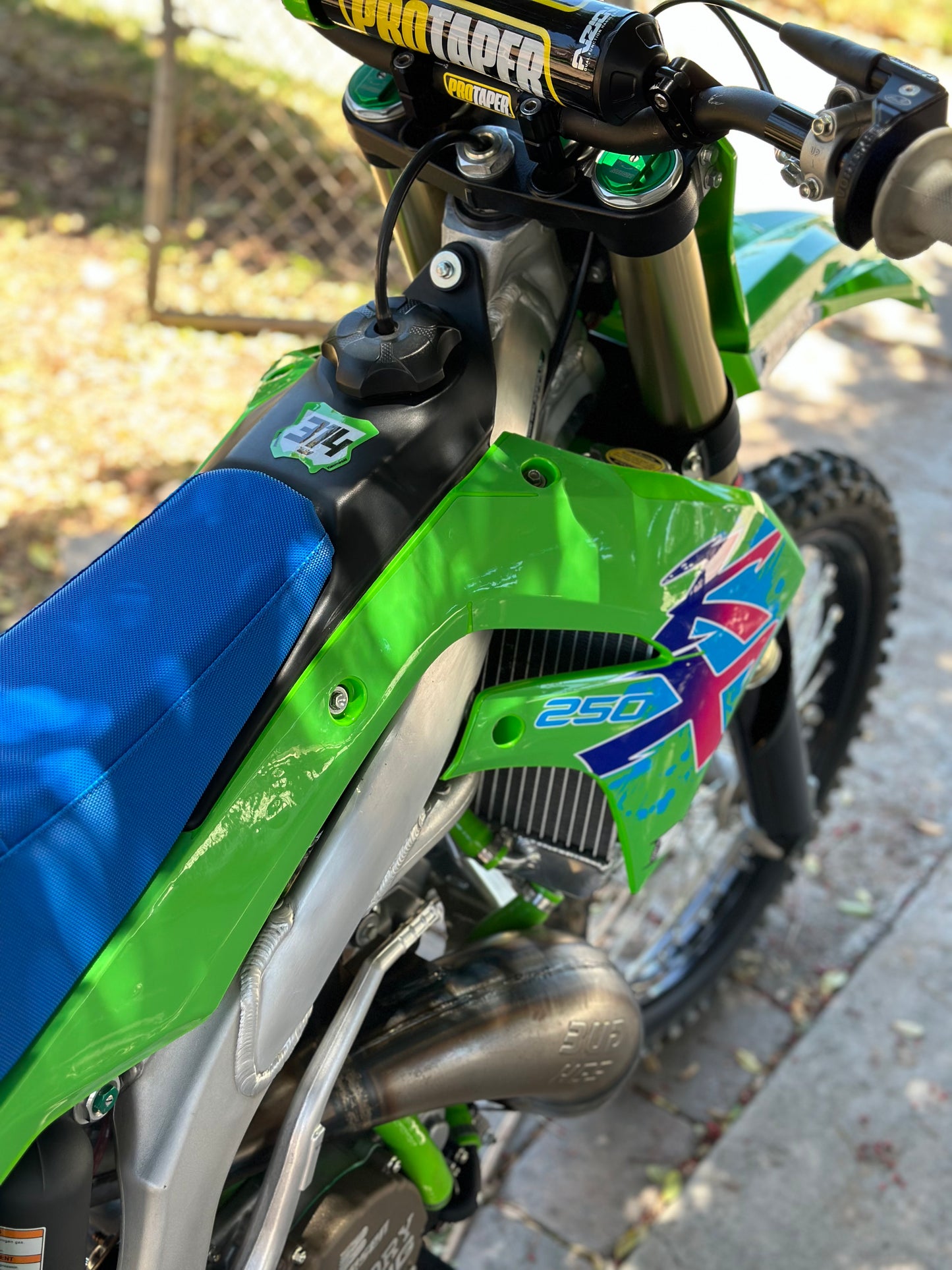 KX250 Frame Conversion Kit: 2019-2024 KX250/450F Chassis