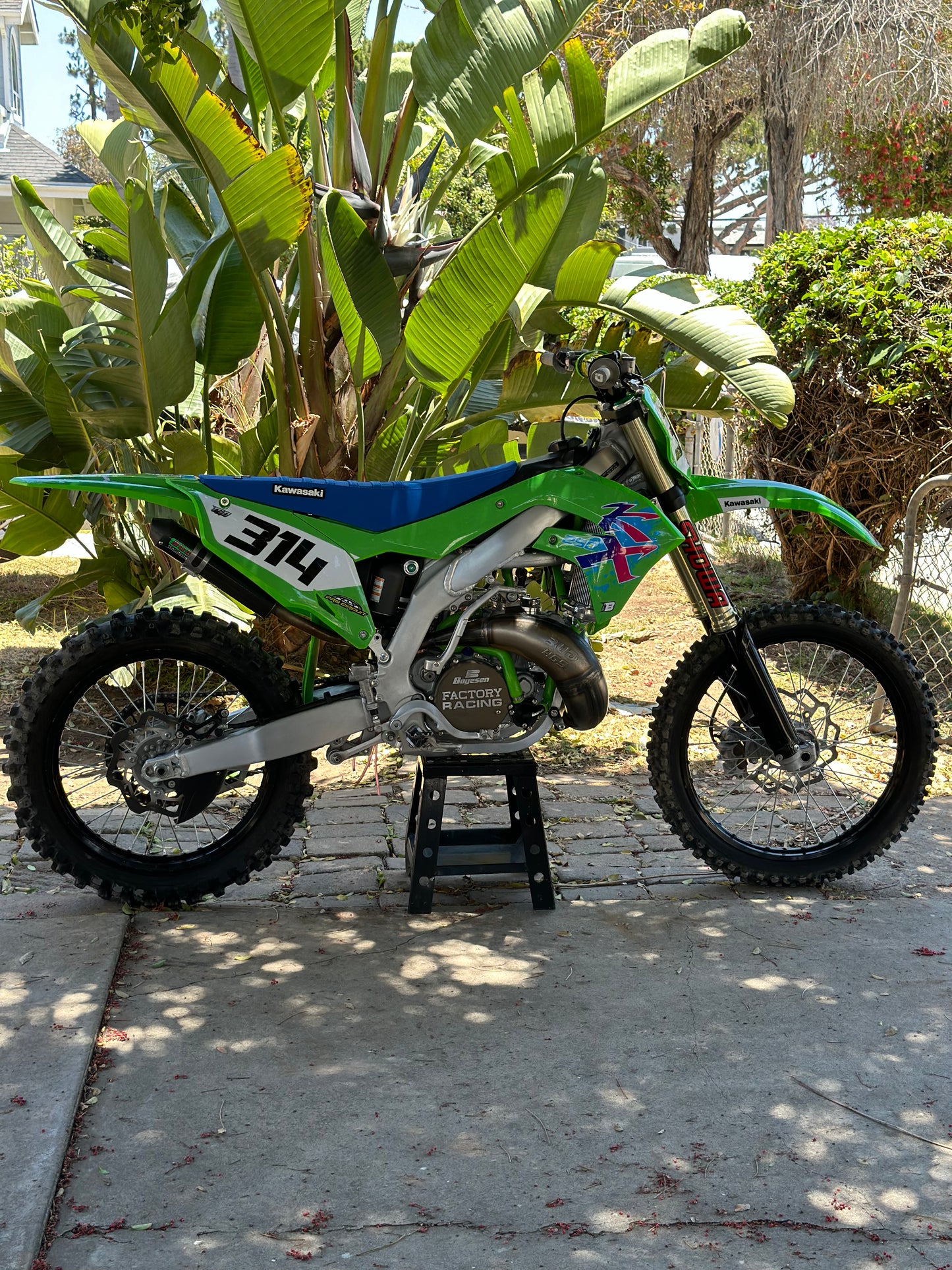 KX250 Frame Conversion Kit: 2019-2024 KX250/450F Chassis