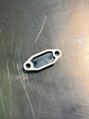 1989-2004 KX500 Billet Center Power Valve Cover – Engraved "K"