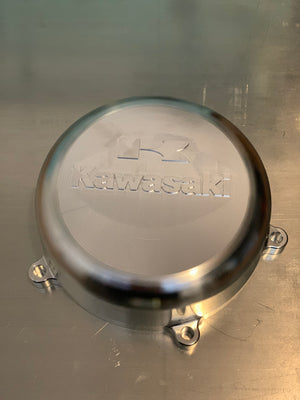 1983+ KX500 Billet Stator Cover- Kawasaki Logo