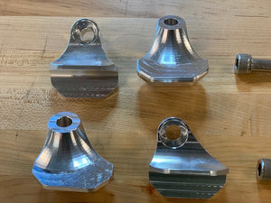 Billet Conversion Motor Mounts: 2006-2008 KX250F & KX450F Chassis