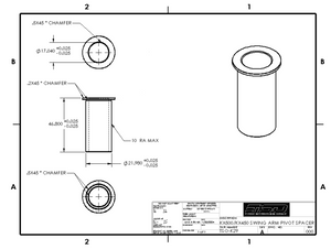 KX450F/KX250F Swing Arm Spacers- KX500 Conversion