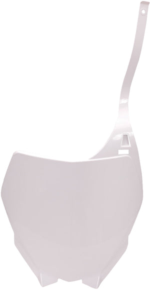 Front Number Plate White