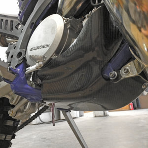 Skid Plate Carbon Fiber Orange