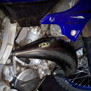 Pipe  Guard  Carbon  Fiber Yam Yz125