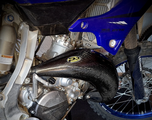Pipe  Guard  Carbon  Fiber Yam Yz125