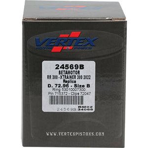 Piston Kit Cast 72.96/Std Beta