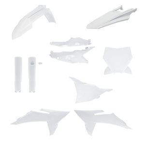 Plastic Kit  Full Ktm White