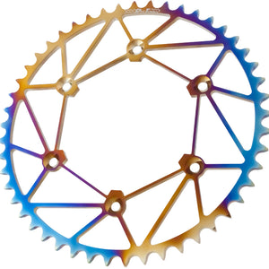 Rear Sprocket Chromoly Stl/Zir 52t 520 Chromatic She