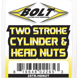 2 Stroke Cylinder & Head Nuts Universal All 2 Stroke Motors