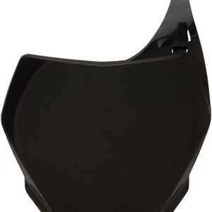 Front Number Plate Black