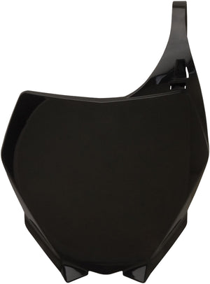 Front Number Plate Black